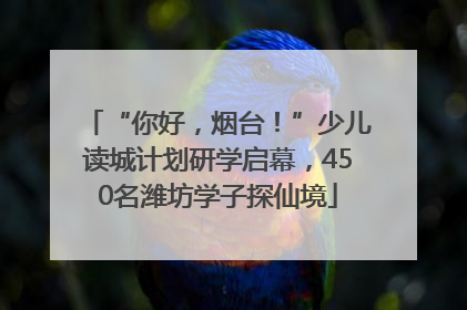 “你好，烟台！”少儿读城计划研学启幕，450名潍坊学子探仙境