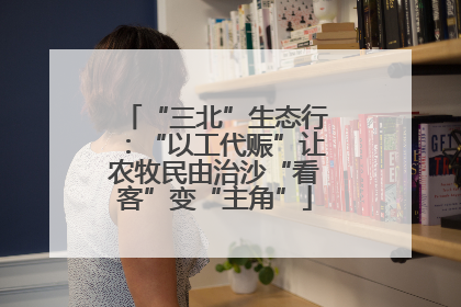 “三北”生态行：“以工代赈”让农牧民由治沙“看客”变“主角”