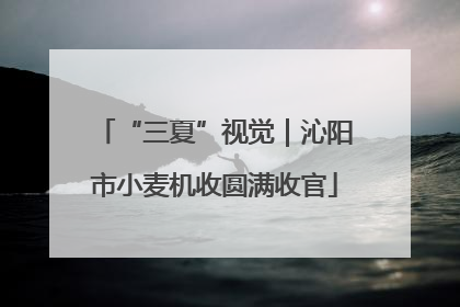 “三夏”视觉｜沁阳市小麦机收圆满收官