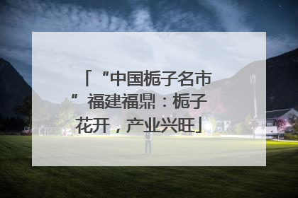 “中国栀子名市”福建福鼎：栀子花开，产业兴旺