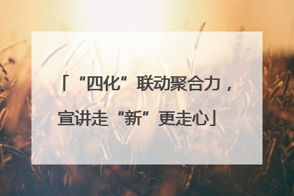 “四化”联动聚合力，宣讲走“新”更走心
