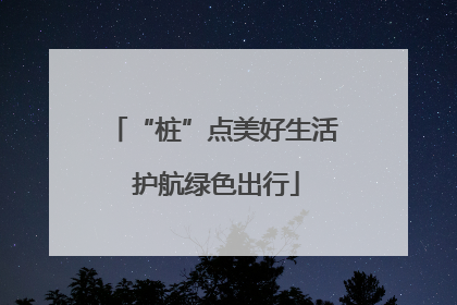 “桩”点美好生活 护航绿色出行