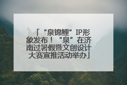 “泉锦鲤”IP形象发布！“泉”在济南过暑假暨文创设计大赛宣推活动举办