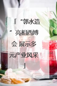 “邻水造”亮相西博会 展示多元产业风采