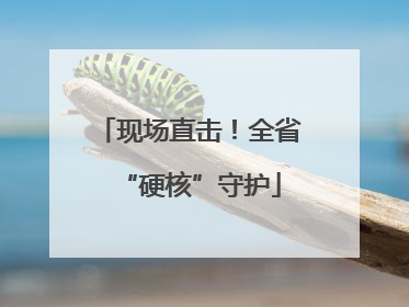 现场直击！全省“硬核”守护