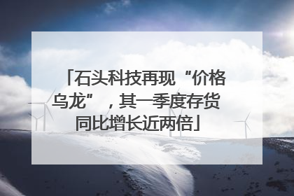 石头科技再现“价格乌龙”，其一季度存货同比增长近两倍
