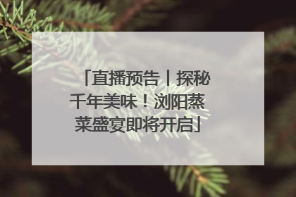 直播预告丨探秘千年美味！浏阳蒸菜盛宴即将开启
