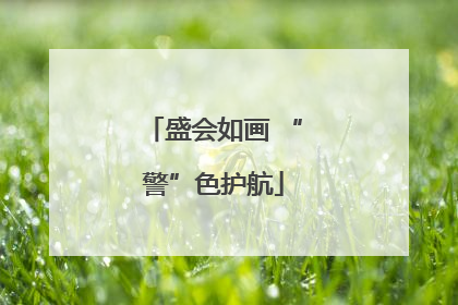 盛会如画 “警”色护航