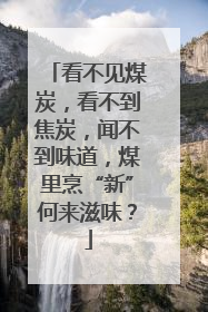 看不见煤炭，看不到焦炭，闻不到味道，煤里烹“新”何来滋味？