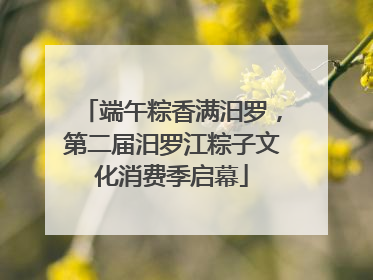 端午粽香满汨罗，第二届汨罗江粽子文化消费季启幕