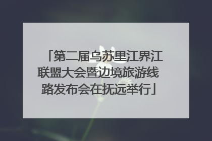 第二届乌苏里江界江联盟大会暨边境旅游线路发布会在抚远举行