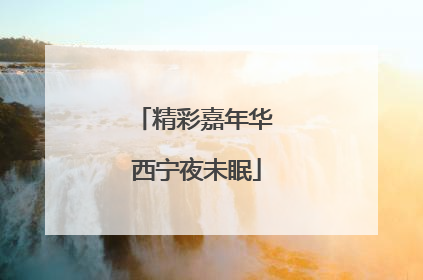 精彩嘉年华 西宁夜未眠