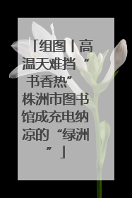 组图丨高温天难挡“书香热” 株洲市图书馆成充电纳凉的“绿洲”
