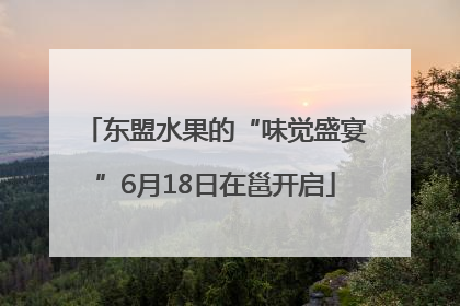 东盟水果的“味觉盛宴”6月18日在邕开启