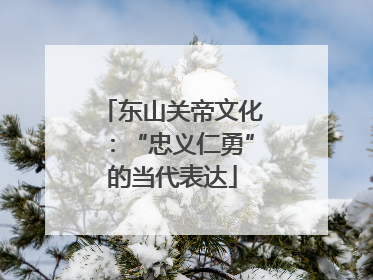 东山关帝文化：“忠义仁勇”的当代表达