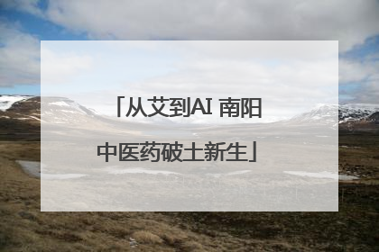 从艾到AI 南阳中医药破土新生