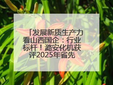 发展新质生产力看山西国企：行业标杆！潞安化机获评2025年省先进级智能工厂