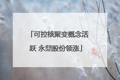可控核聚变概念活跃 永鼎股份领涨