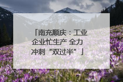 南充顺庆：工业企业忙生产 全力冲刺“双过半”