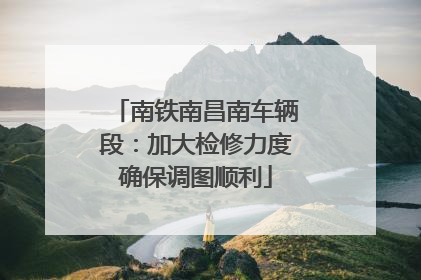 南铁南昌南车辆段：加大检修力度确保调图顺利
