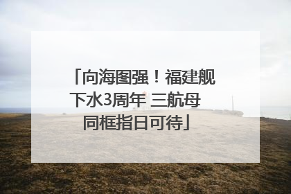 向海图强！福建舰下水3周年 三航母同框指日可待