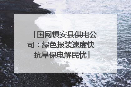 国网镇安县供电公司：绿色报装速度快 抗旱保电解民忧