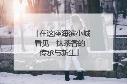 在这座海滨小城 看见一抹茶香的传承与新生