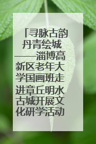 寻脉古韵 丹青绘城——淄博高新区老年大学国画班走进章丘明水古城开展文化研学活动