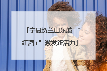 宁夏贺兰山东麓 “红酒+”激发新活力