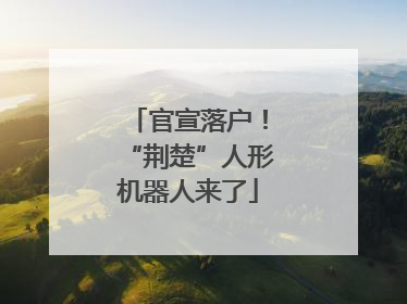 官宣落户！“荆楚”人形机器人来了