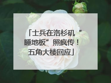 士兵在洛杉矶“睡地板”照疯传！五角大楼回应