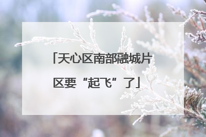 天心区南部融城片区要“起飞”了