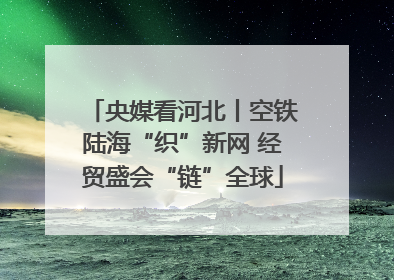 央媒看河北丨空铁陆海“织”新网 经贸盛会“链”全球
