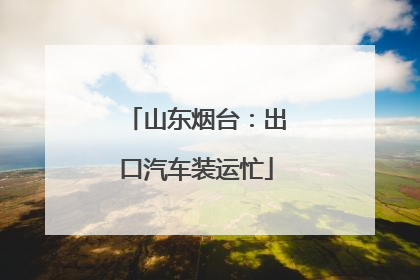 山东烟台：出口汽车装运忙