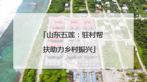 山东五莲：驻村帮扶助力乡村振兴