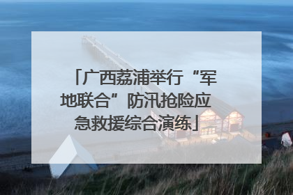 广西荔浦举行“军地联合”防汛抢险应急救援综合演练