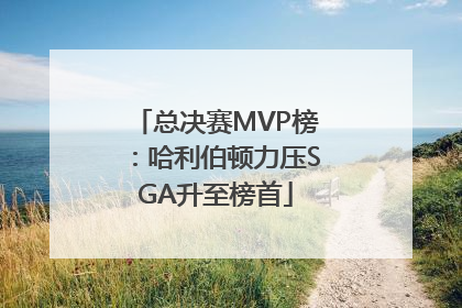 总决赛MVP榜：哈利伯顿力压SGA升至榜首