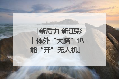 新质力 新津彩丨体外“大脑”也能“开”无人机