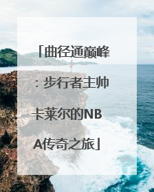 曲径通巅峰：步行者主帅卡莱尔的NBA传奇之旅