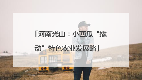 河南光山：小西瓜“撬动”特色农业发展路