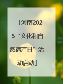 河南2025“文化和自然遗产日”活动启动