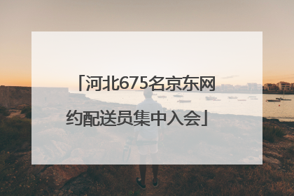 河北675名京东网约配送员集中入会