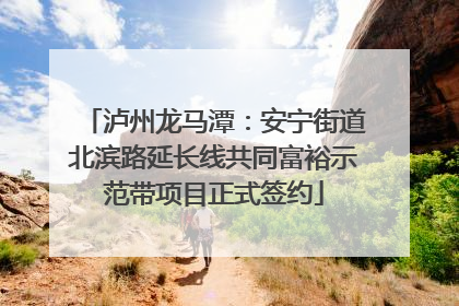 泸州龙马潭：安宁街道北滨路延长线共同富裕示范带项目正式签约