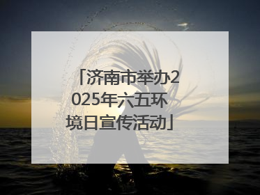 济南市举办2025年六五环境日宣传活动