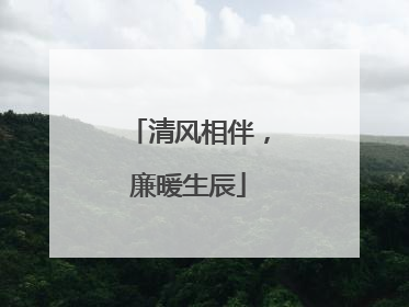 清风相伴，廉暖生辰