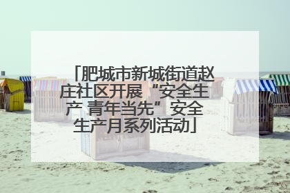 肥城市新城街道赵庄社区开展“安全生产 青年当先”安全生产月系列活动
