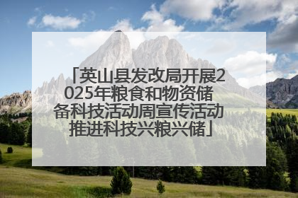 英山县发改局开展2025年粮食和物资储备科技活动周宣传活动 推进科技兴粮兴储