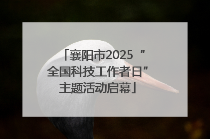 襄阳市2025“全国科技工作者日”主题活动启幕