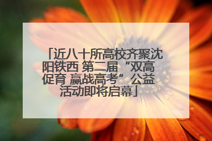 近八十所高校齐聚沈阳铁西 第二届“双高促育 赢战高考”公益活动即将启幕