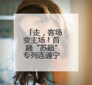 走，客场变主场！首趟“苏超”专列连通宁淮，跨城追球成长三角人新日常
